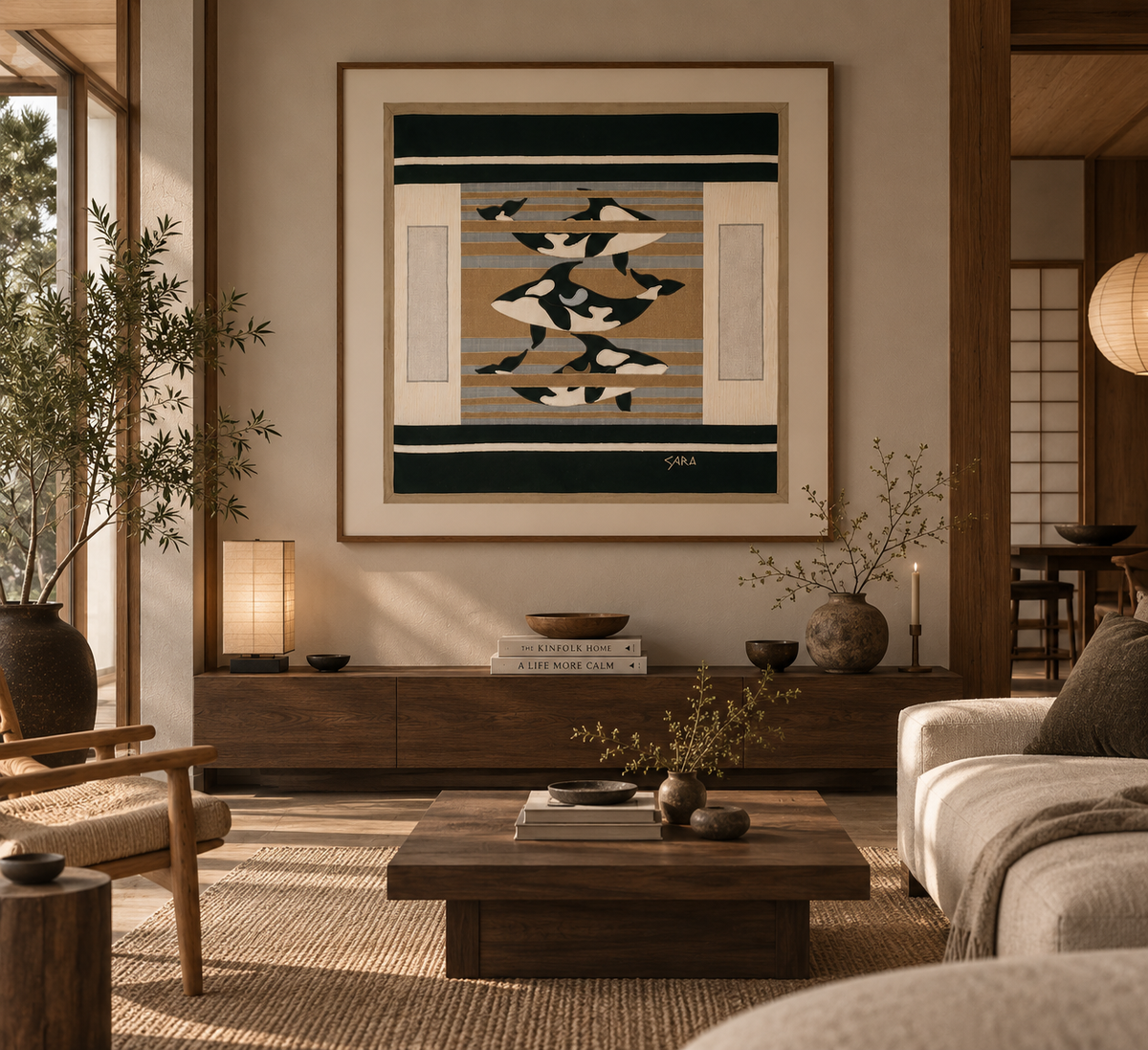 Orca - signerat fine art-tryck