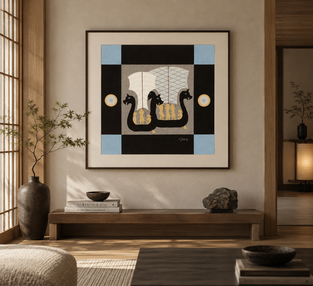 Gryningsfärd - signerat fine art-tryck
